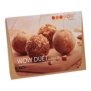 wow duet laddus box contains 2 types of ladoos